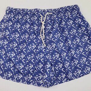 NWT - Arrels Classic Swim Shorts in Blue Cashing Figures Size XL